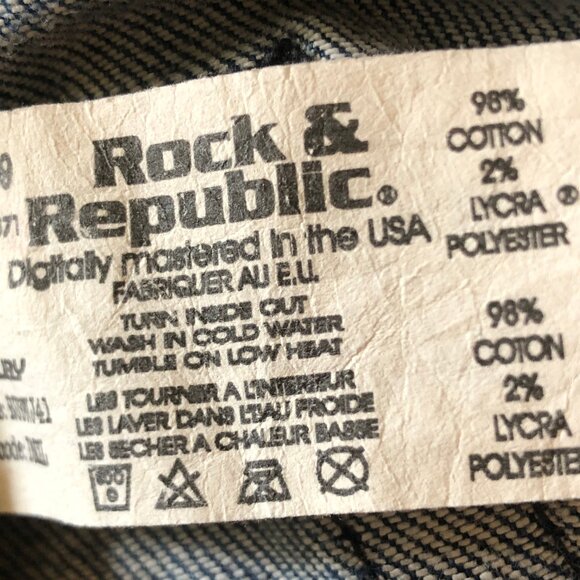 Rock & Republic Ruby bootcut jeans sz 27 - Picture 12 of 15